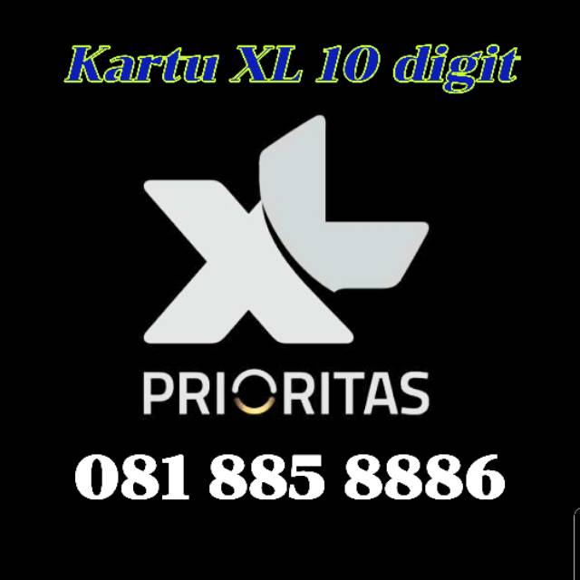 Nomor Cantik XL 10 digit Pascabayar 885 8886