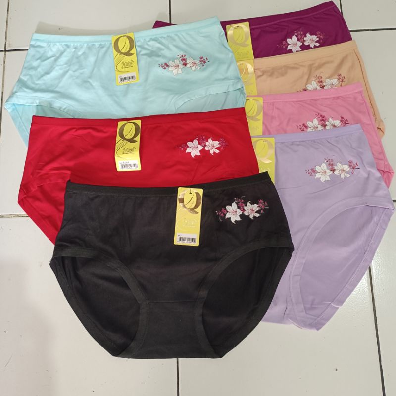 Celana Dalam Wanita JUMBO BB 75-90 kg Bahan Katun HUAYITING/CD wanita XXXL/4L