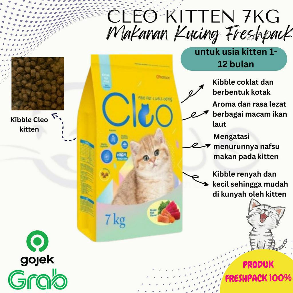 GOJEK MAKANAN KUCING CLEO ADULT 7KG / CLEO PERSIAN 7KG / CLEO KITTEN 7KG CAT FOOD CATFOOD