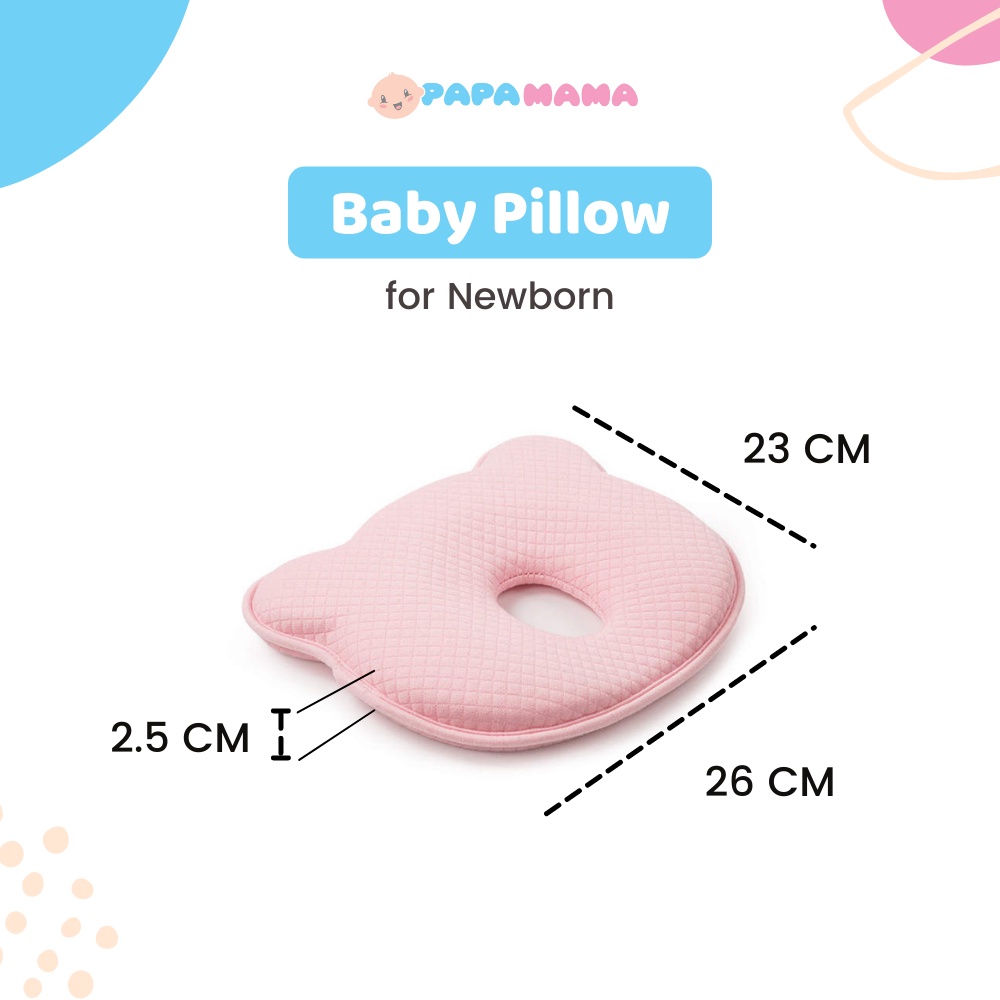 Papamama Newborn Baby Pillow