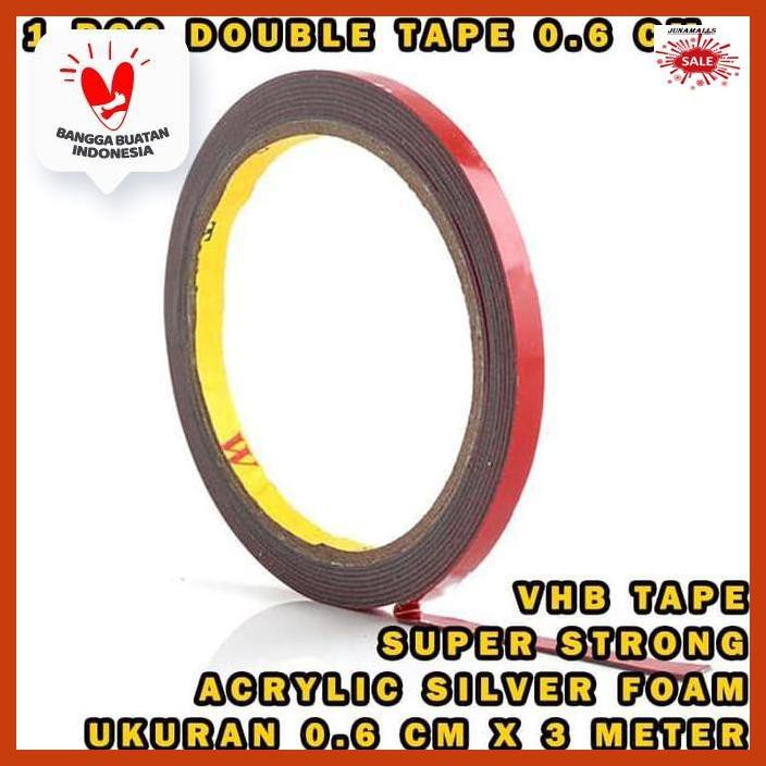 

GUARDBUMPER- PEREKAT ISOLASI 3M 0.5CM X 3METER DOUBLE TAPE 3M -OTOMOTIF.