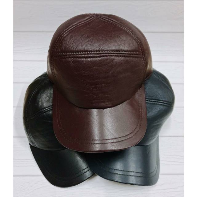 Topi Kulit Domba Asli