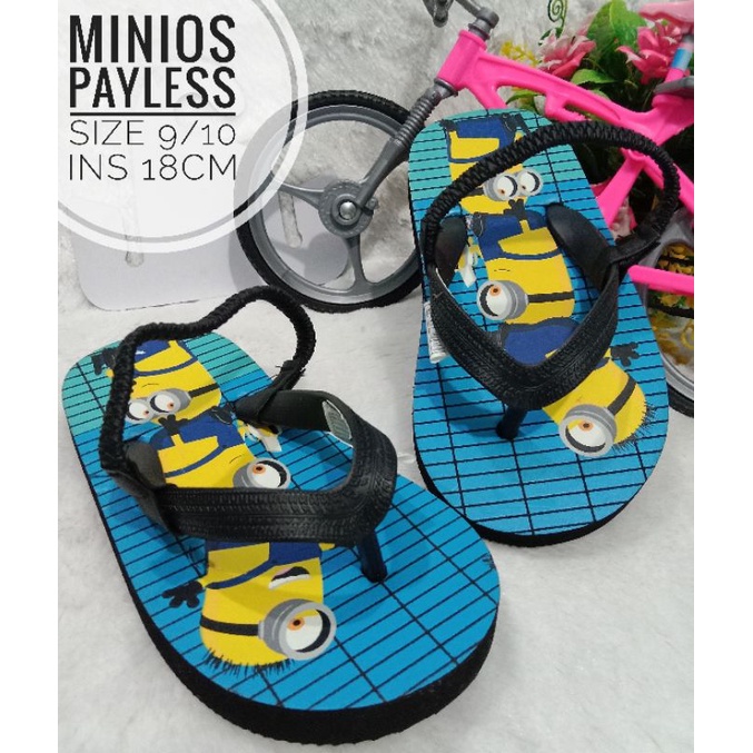 Sendal anak minions payless