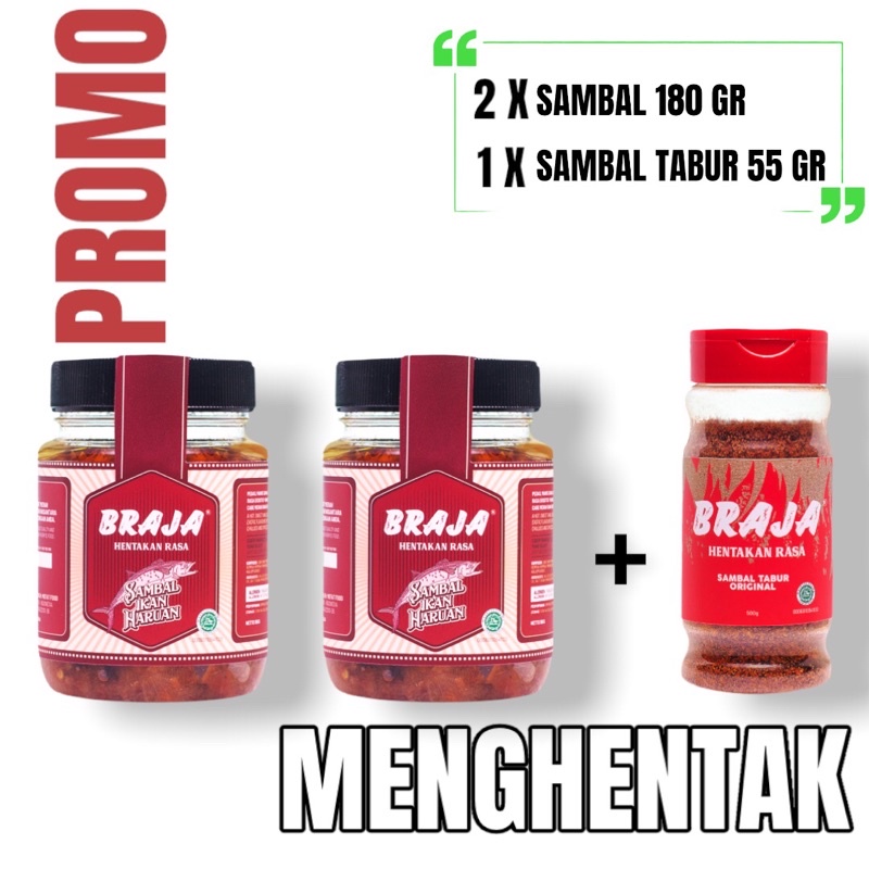 

PAKET MENGHENTAK SAMBAL IKAN HARUAN BRAJA.