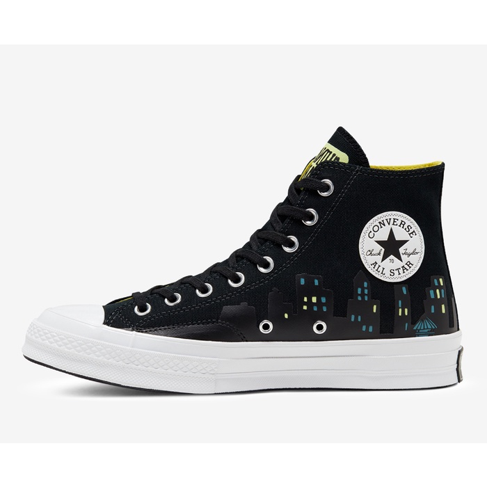 Sepatu Converse 70s Chinatown Market Batman Black Glow In The Dark  100% Original BNIB FREE PAPPERBA