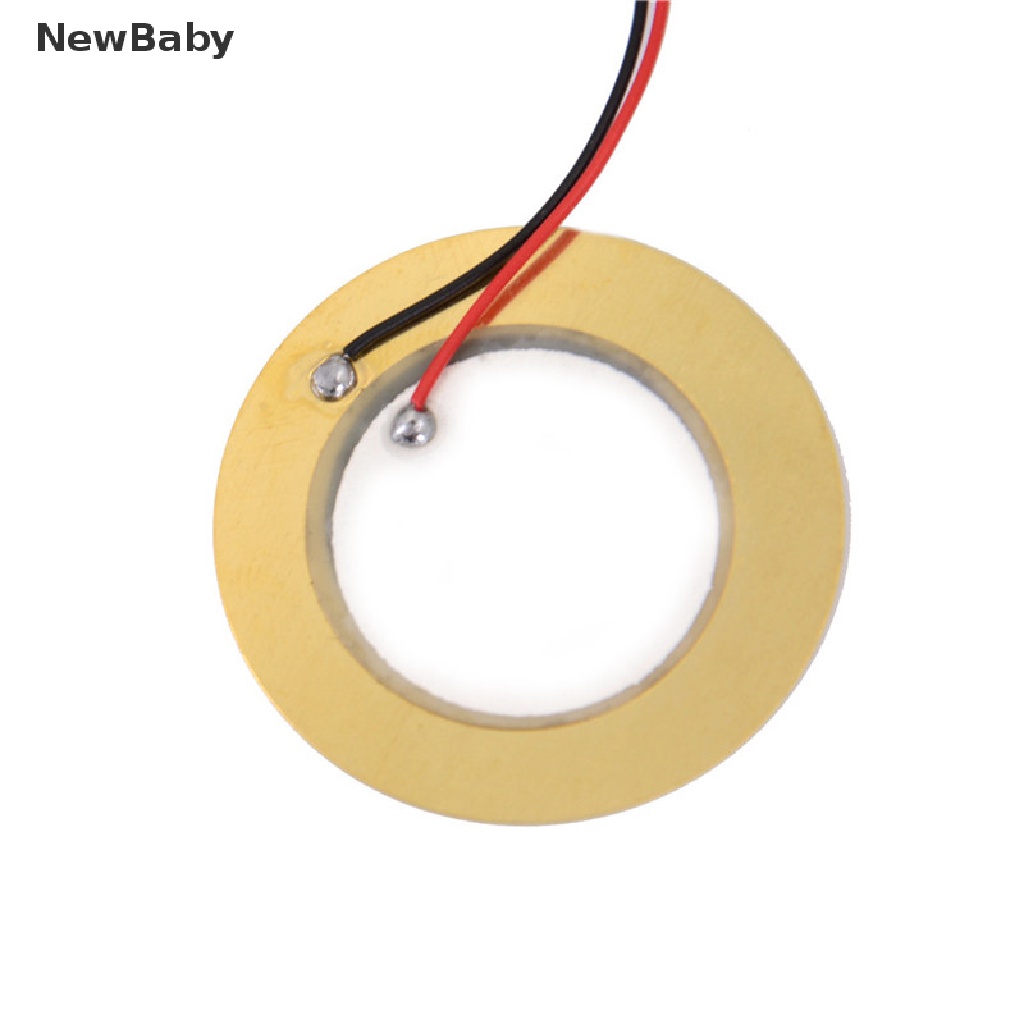 Newbaby 10pcs Disk Drum Piezo Elements 35mm Dengan Sensor Trigger + Kabel Tembaga