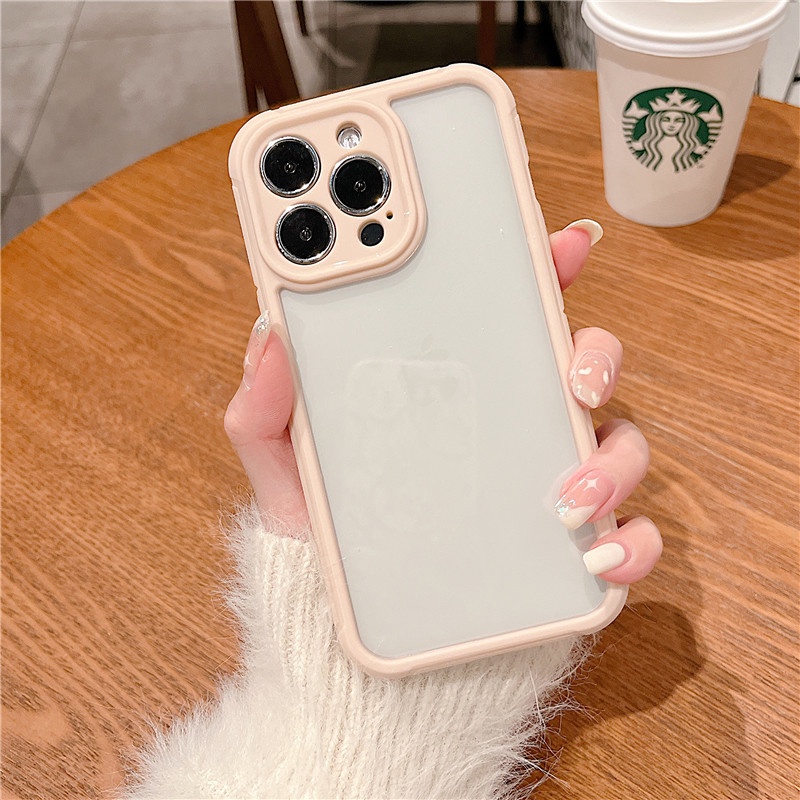 Alpine Soft Case Hp Transparan Tahan Goncangan Sangat Tipis Untuk iPhone 13 / 12 / 11promax / XS MAX