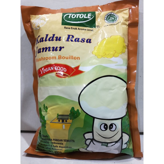 

Ready- Totole Kaldu Rasa Jamur / Micin Vegetarian (400Gr)
