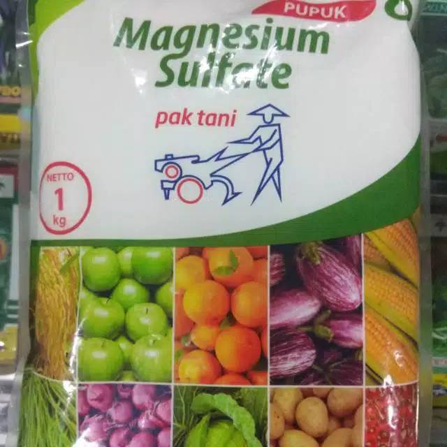 pupuk Magnesium sulfat Mgso4 menghijaukan daun 1kg