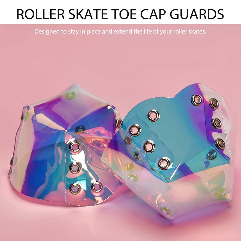 1 Pair Skate Toe Guards PVC Roller Skate Toe Caps for Roller Skates Toe Cap Protective Cover Shoe Shield