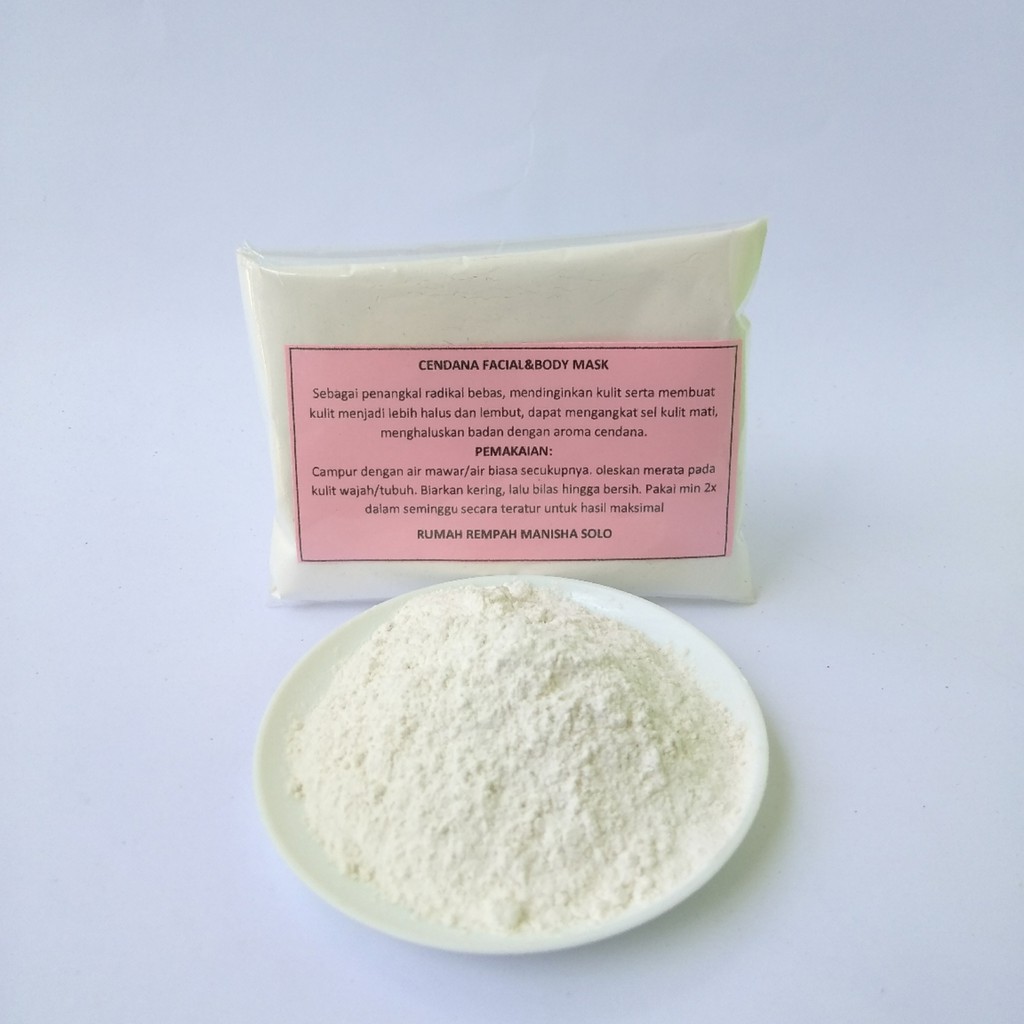 Masker Cendana Rumah Rempah Manisha Solo 50gr