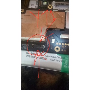 Konektor Lcd Vivo Y71 di mesin 34 pin Connector Fpc Lcd Vivo Y71 34pin 1pcs
