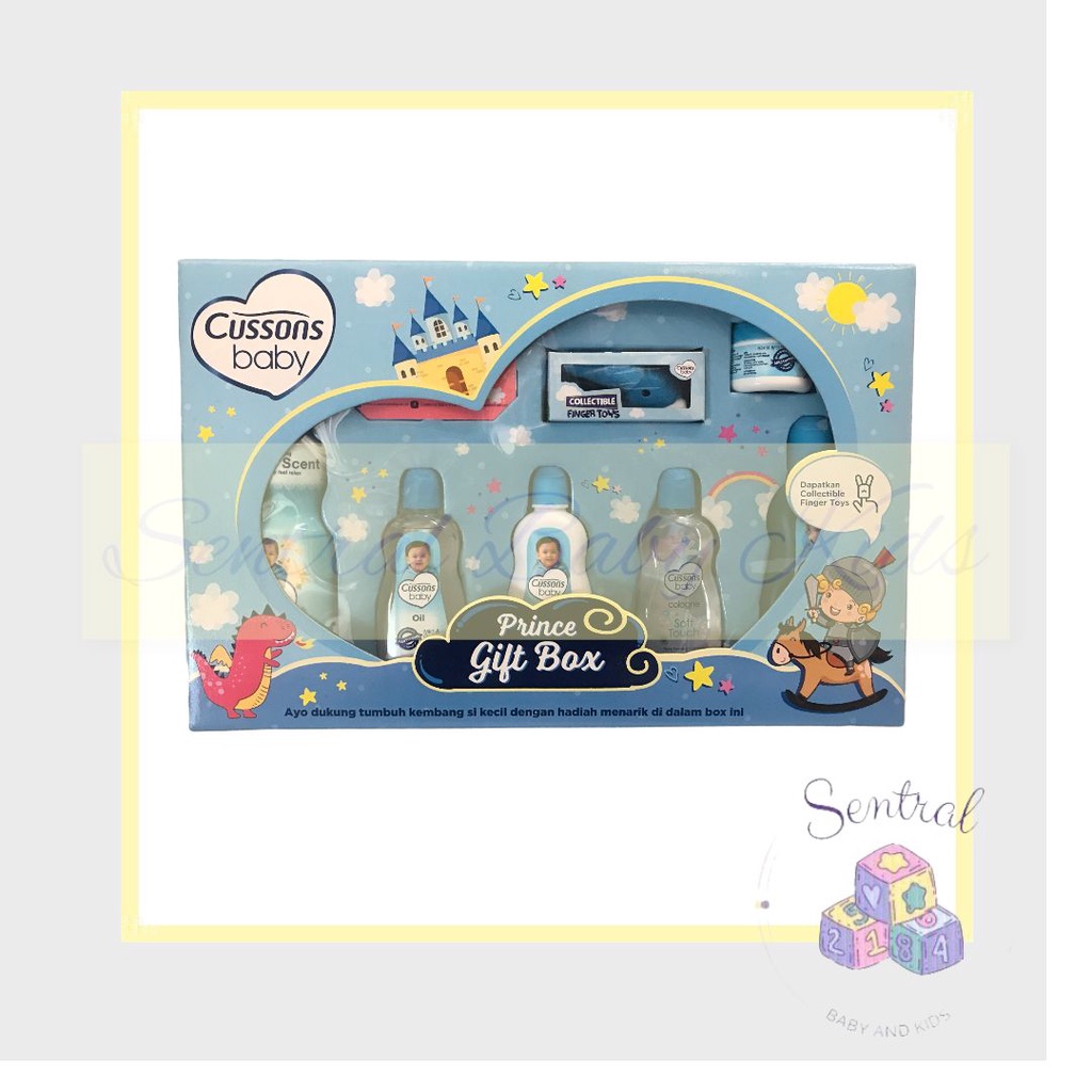Cussons Baby Gift Box Perlengkapan Mandi Bayi Gift Set kado bayi baru lahir newborn Makassar