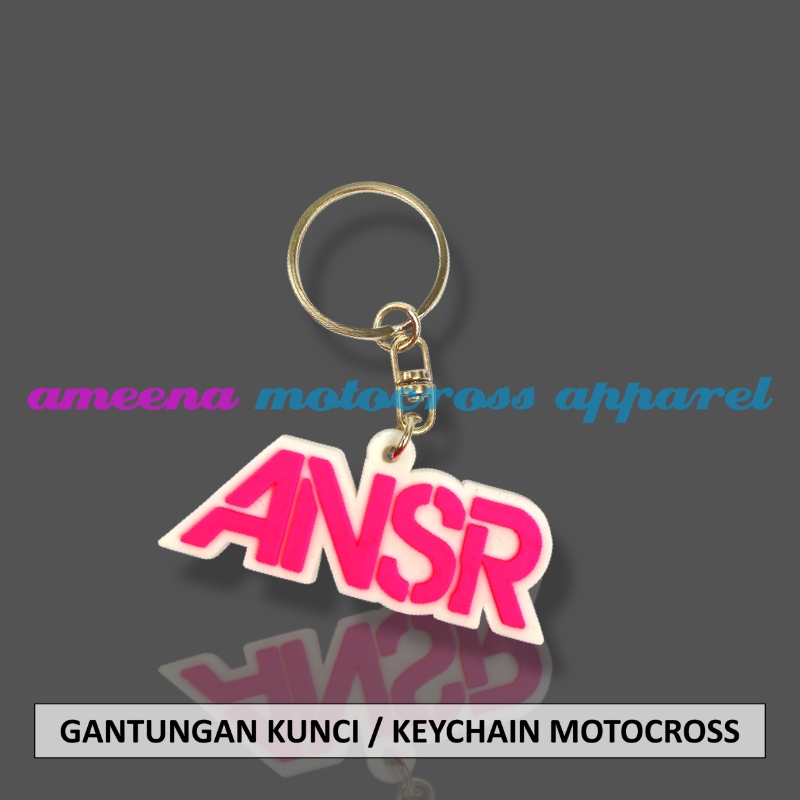 Gantungan Kunci Motocross - Keychain Trail MX - Gantungan Kunci Trabas - Keychain Enduro - Souvenir Trail - Keychain Souvenir - AN109