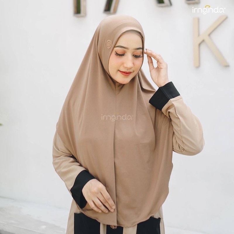 Bergo Salwa Jersey premium Hijab syria Malaysia By : Irnanda