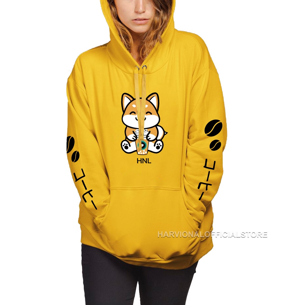 Parisdivarious Sweater Hoodie Jemper Hachiko Bahan Fleece Size S - XXL (Pria &amp; Wanita)