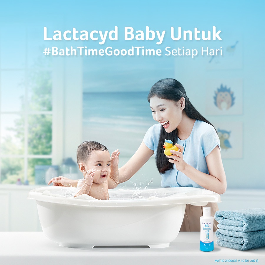 ★ BB ★ Lactacyd Baby Body &amp; Hair Wash Gentle Care - Liquid Soap 60ml - 150ml - 250ml