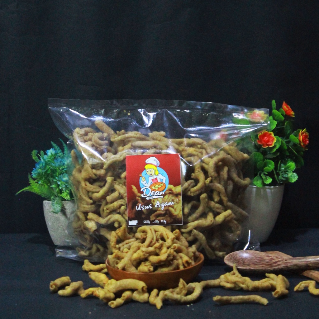 

Usus Ayam Crispy / Keripik Kripik Usus Ayam / Crispi Balado Pedas 500g