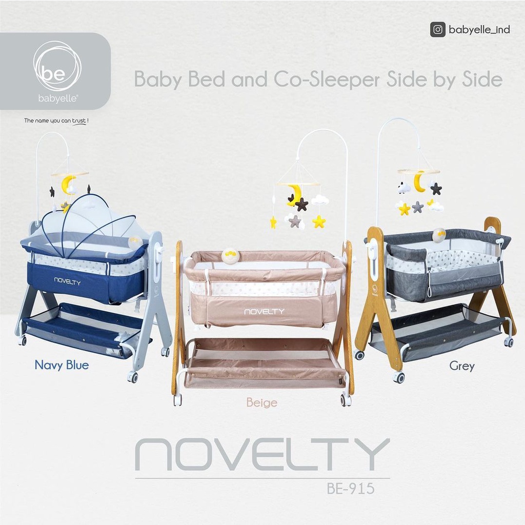 Box Bayi BabyElle BE 915 Novelty Baby Bed and Co Slepper / Baby Box Tempat Tidur Bayi Baby Elle