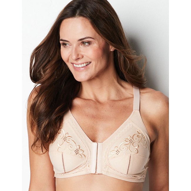 Bra DAMART Front Fastening Beige