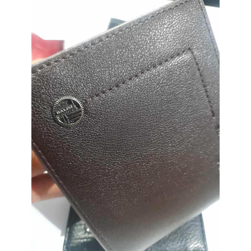 Dompet Balisi Lipat Khusus Cowok / Dompet Pria BALISI Plat / Bahan Kulit Halus Mewah