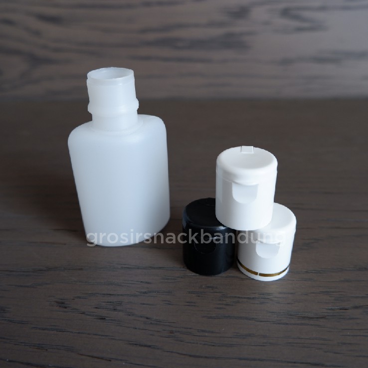 Botol DKS 30ml Natural / DKS 30 ml / Botol Plastik Tutup Fliptop 30ml / Botol Sampo 30 ml