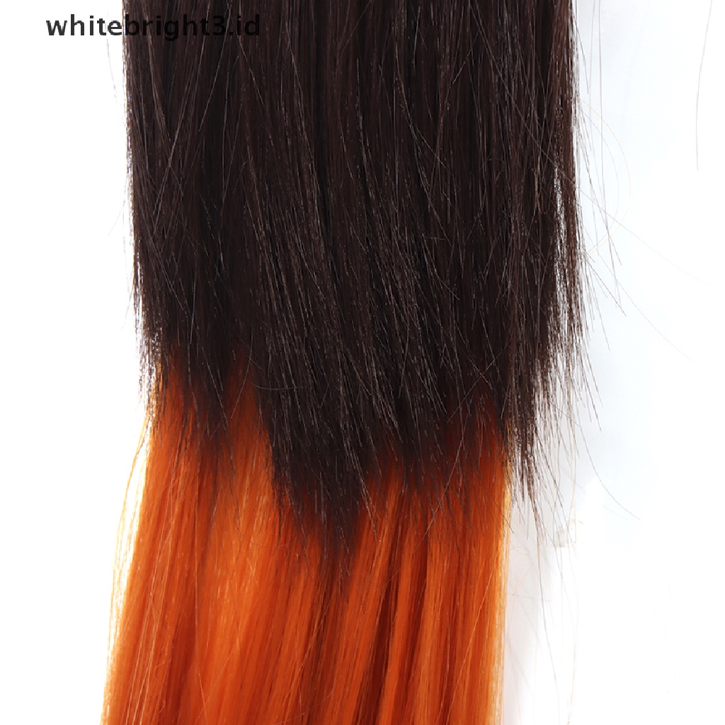 (whitebright3.id) Wig / Rambut Palsu Model Genshin Impact Untuk Cosplay Zhongli