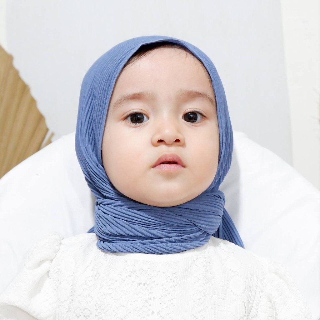 Afsheenastore Pasmina Kesya Plisket / Jilbab Anak Perempuan 1-12 Th