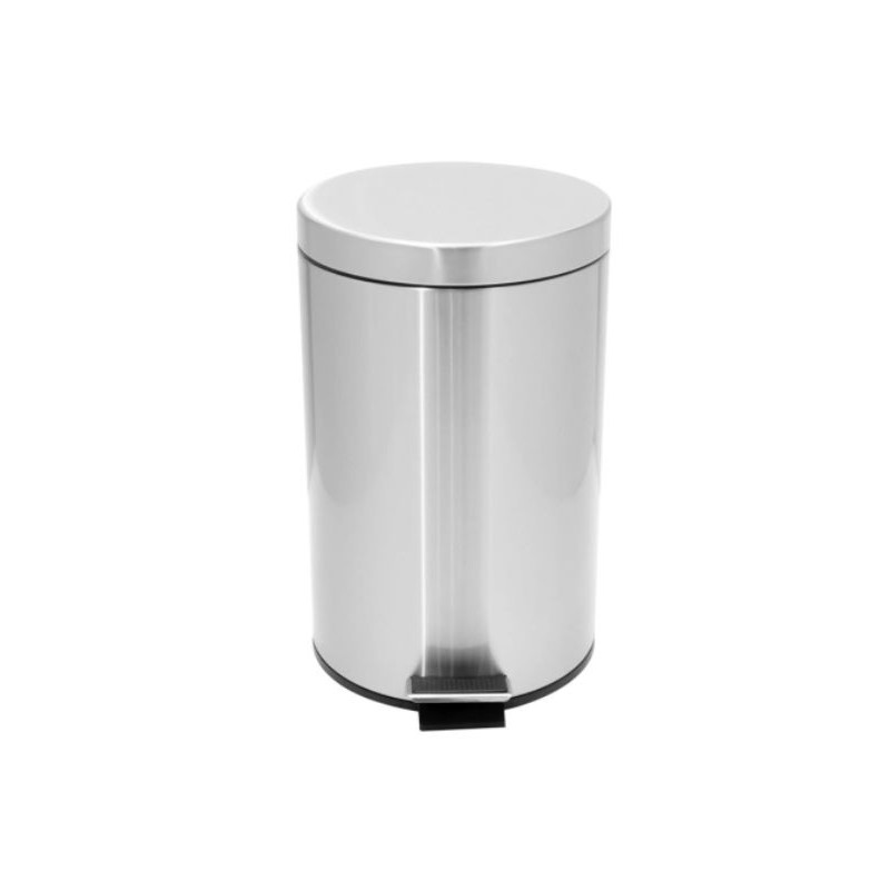 KRISBOW Tempat sampah stainless pedal bin 12 liter uk 25 x 41 cm