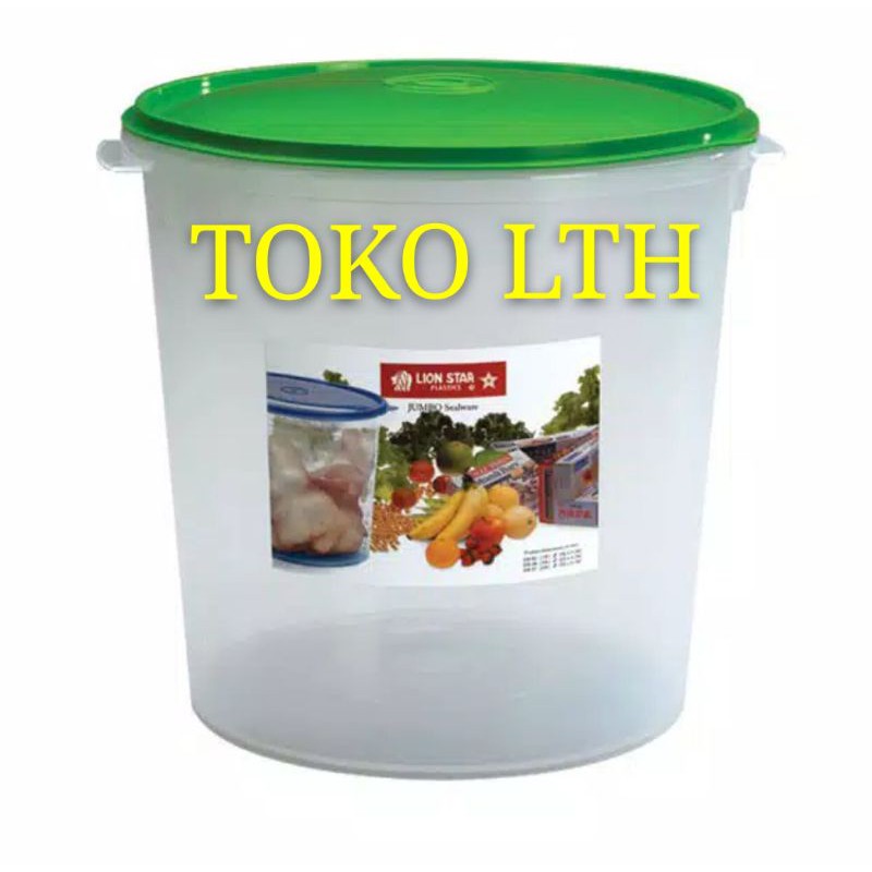 WADAH SERBAGUNA BUNDAR 24 LITER JUMBO SEALWARE 24 L LION STAR SW-37 TOPLES BESAR KERUPUK KELER PEYEK