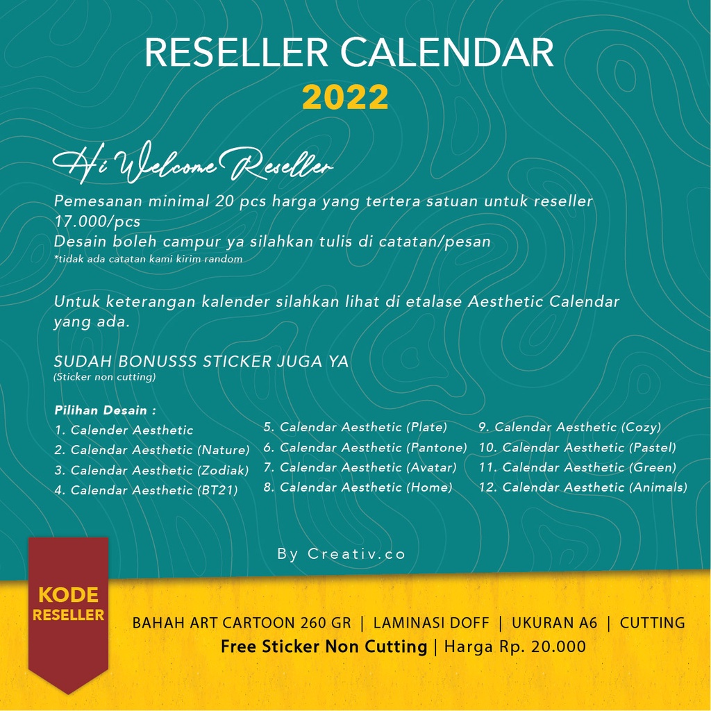

RESELLER KALENDER