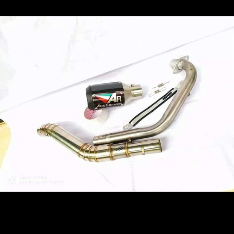 Knalpot AUSTIN Racing R15 V3 R15 V2 VIXION CBR 150R CB150R GSX VERZA TIGER BYSON SONIC FU MX KING-1