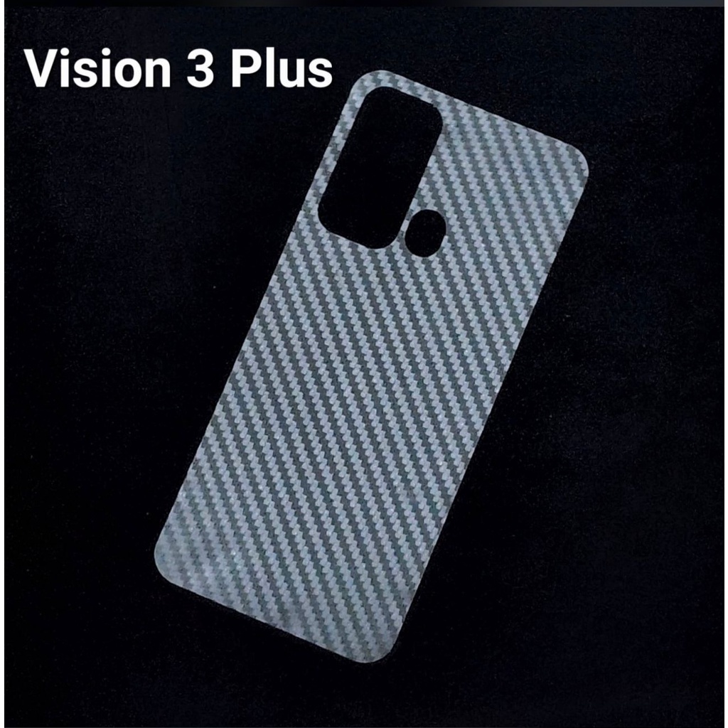 skin carbon itel vision 3 plus vision 1 plus vision 3 garskin transparan