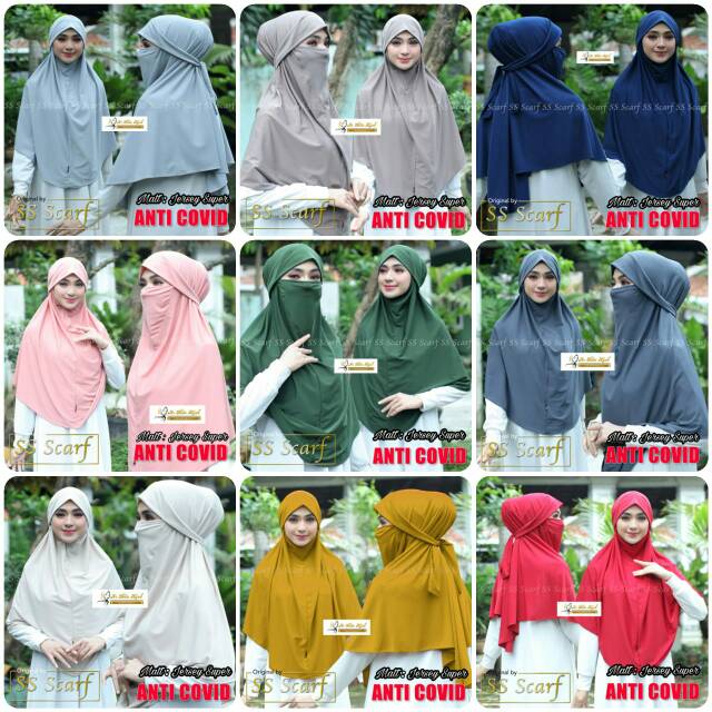 Khimar cadar instan
