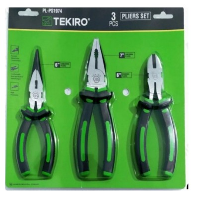 TEKIRO SET TANG 3 pcs potong kombinasi lancip