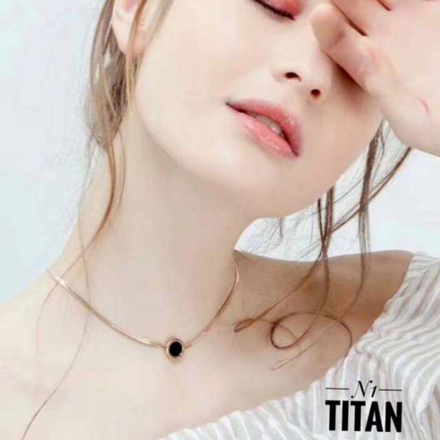 Titanium Kalung Wanita Anti Karat 1901k