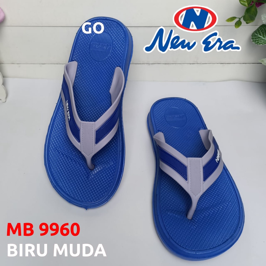 BB NEW ERA MB 9960 Sandal Jepit Casual Pria Dewasa Polos Sandal Anak Laki-laki Kekinian Anti Air Murah Lentur Nyaman