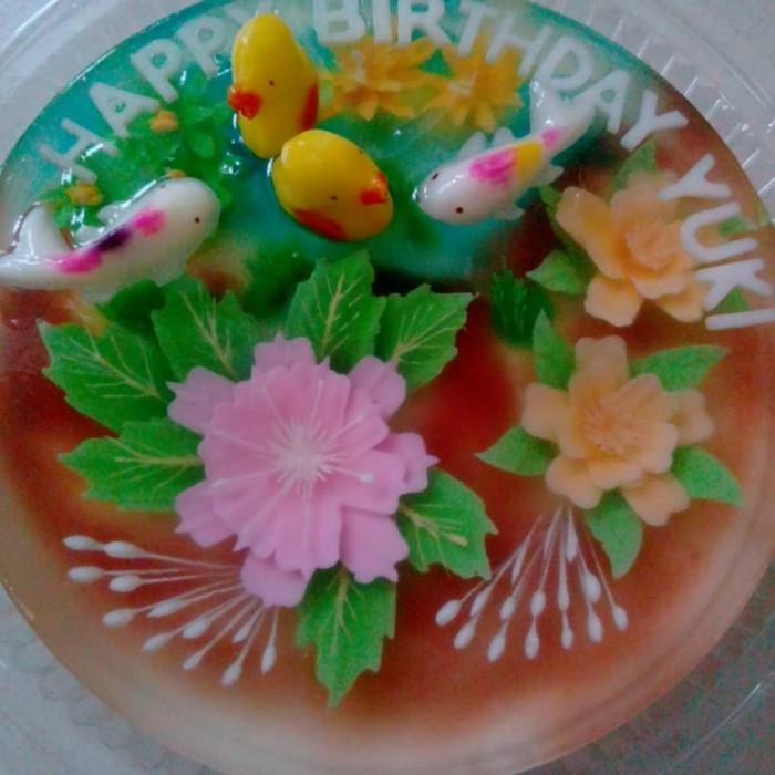 

Bahan Kue Puding Jelly Art Kolam Ikan