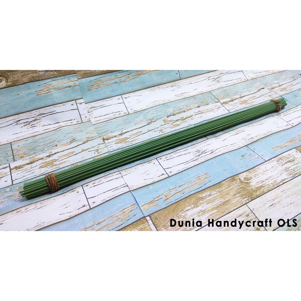 Kawat Kerajinan Tangan No. 18 Green - Handcraft - Bahan Prakarya