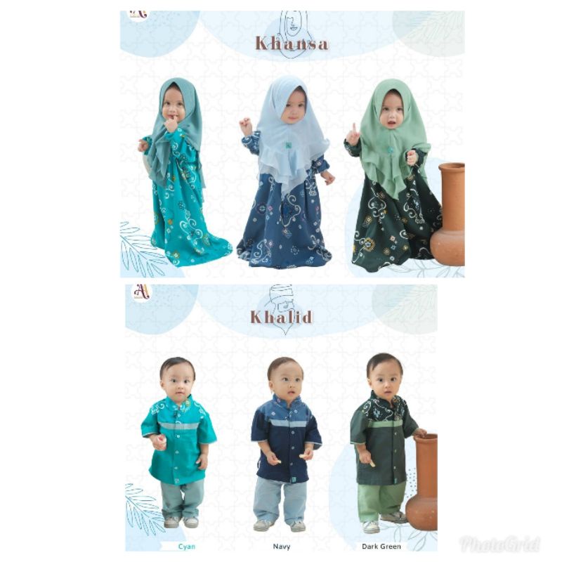 Gamis khansa bayi usia 0 -18 bln by A2kids