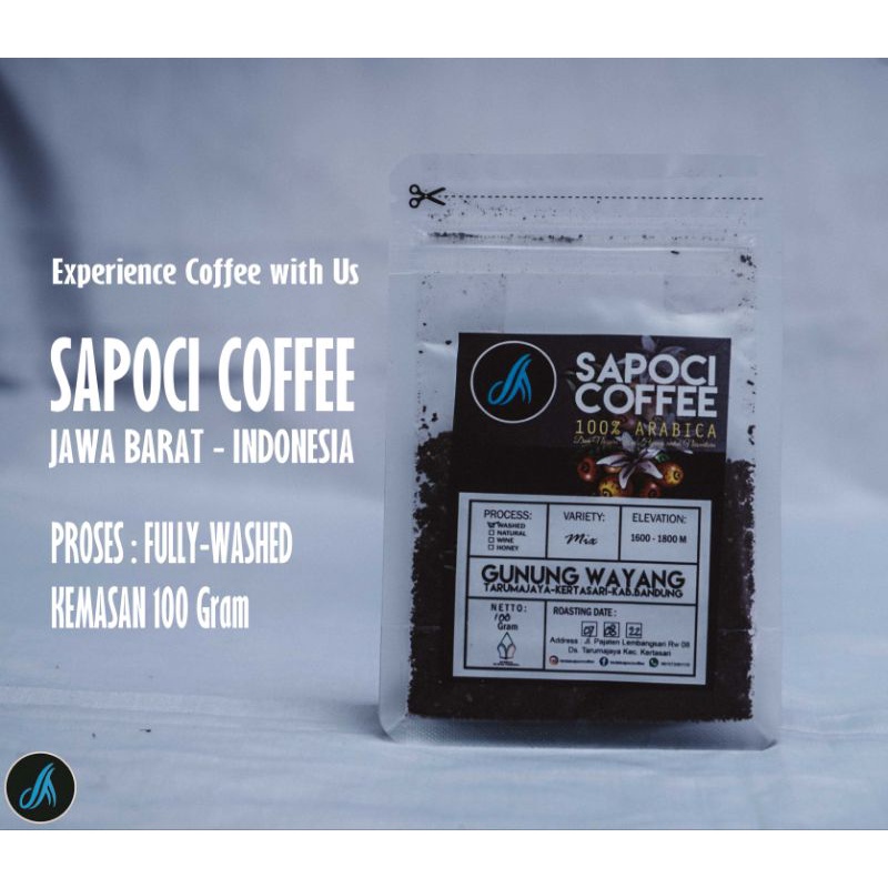 

Sapoci Coffee Arabika Fully washed 100 Gram