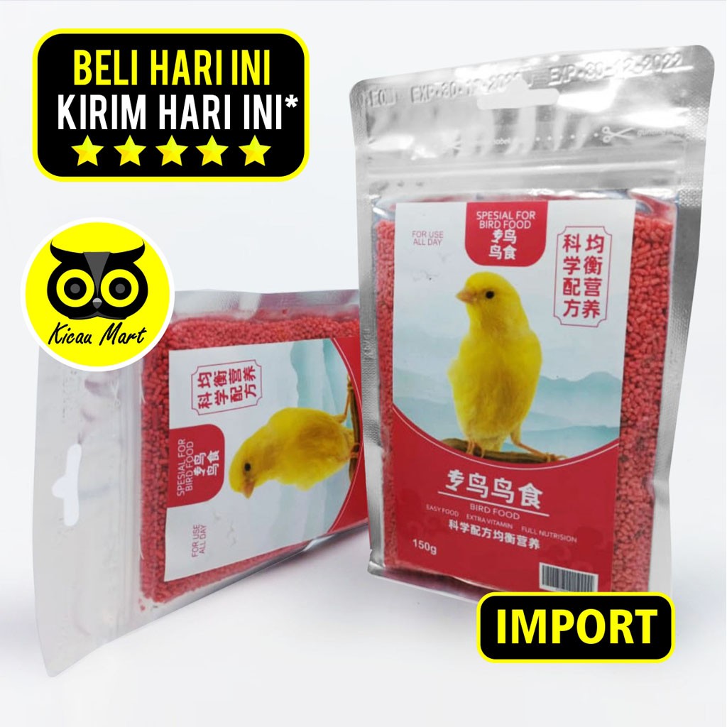 PAKAN BURUNG KENARI CEDE RED PROBIRD VOER PUR MERAH MAKANAN CANARY FINCH PLECI GELATIK POKSAY REDPRO