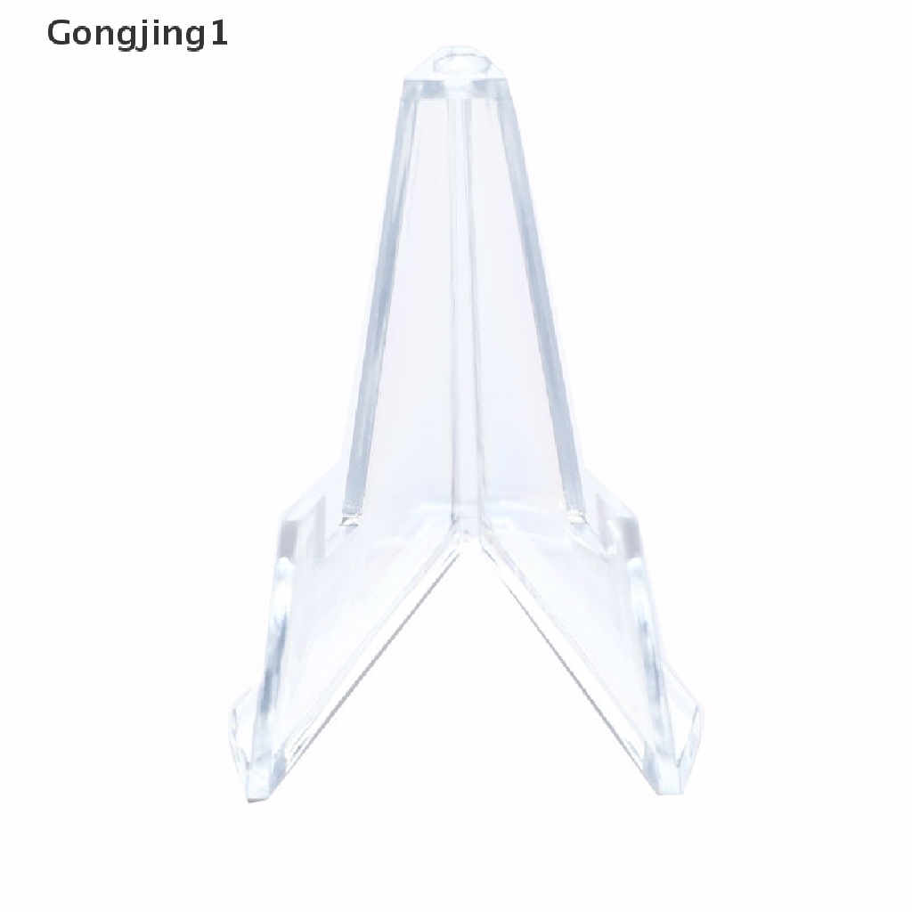 Gongjing1 1Pc Stand Display Holder Koin / Medali / Lencana Bahan Akrilik