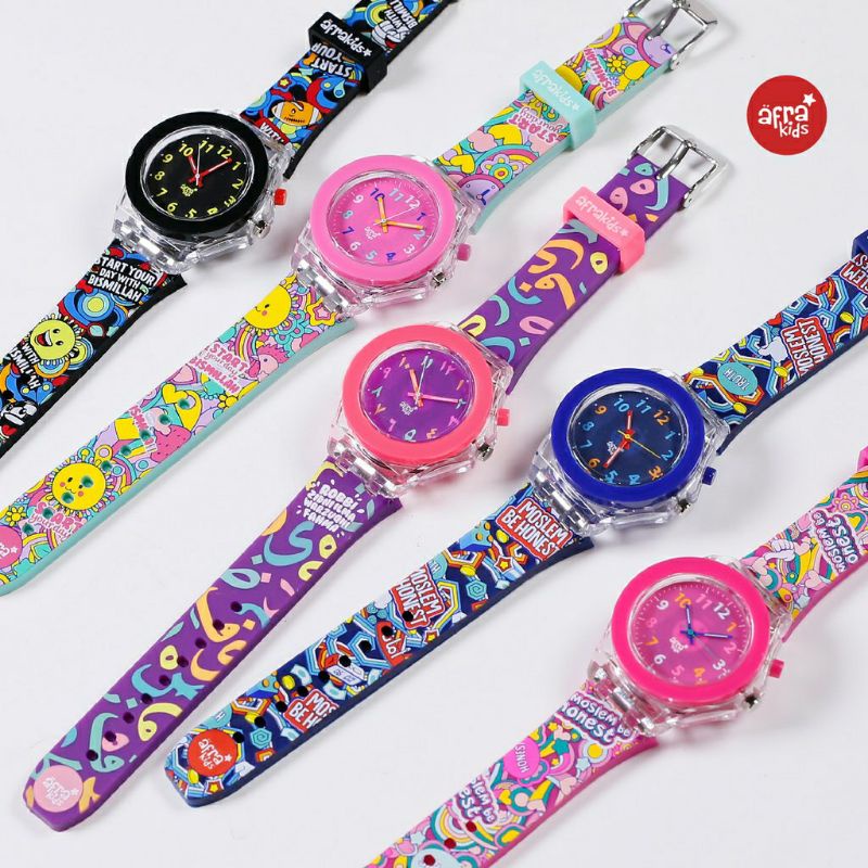 Jam Tangan anak Afrakids / Light Watch Afrakids