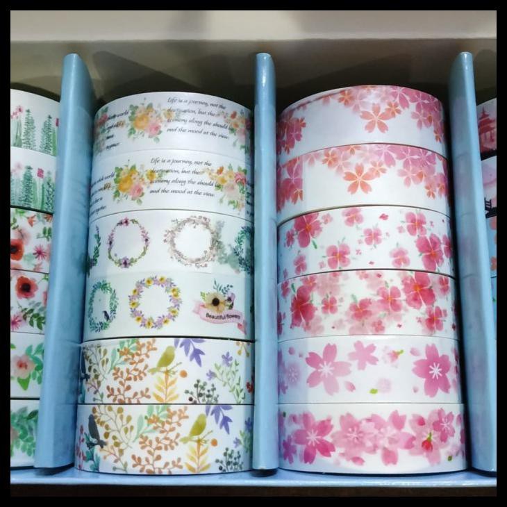 

Washi Tape Sakura Jepang Flower Soft /Selotip