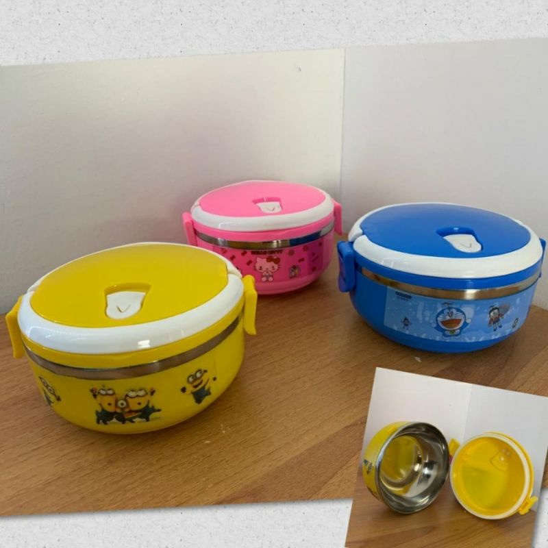 marvelashop | Rantang 1 Susun Tempat Kotak Makan Stainless Lunch Box Karakter