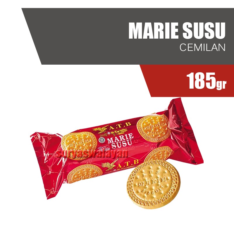 

ASW Foods Hatari Biskuit Marie Susu A.T.B 185 gr #CPAL