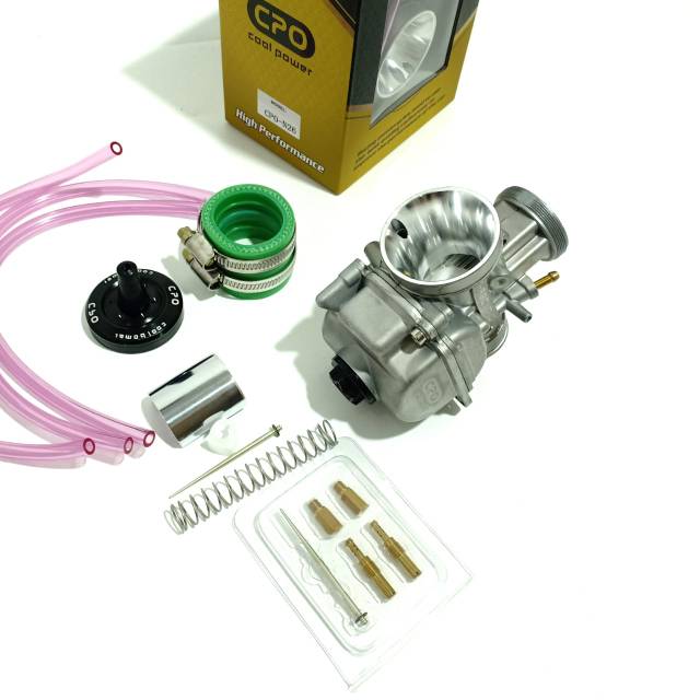 Karburator CPO N racing pwk 24 - 26 - 28 - 30 racing silver n black bore up