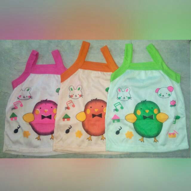 Grosir 1 lusin kaos dalam singlet anak perempuan size XL harga grosir termurah
