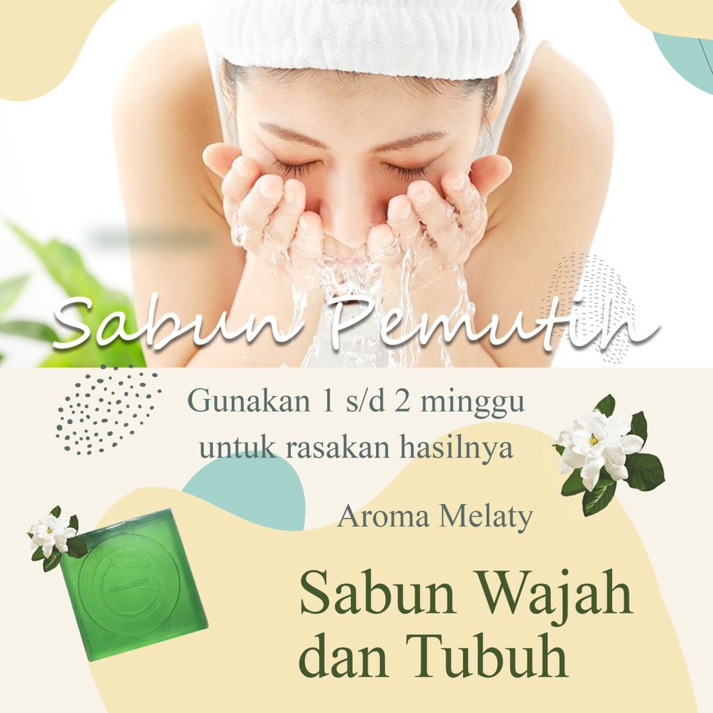 [BPOM] SABUN MAYCREATE / MAYCREATE FACE AND BODY SOAP KOREA / 100% Original / MAYCREATEOFFICIALSHOP / SABUN PEMUTIH KULIT DAN WAJAH MUKA